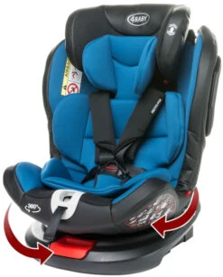 Baby Verkoop -Baby Verkoop 4baby roto fix blue 360 0 36 kg isofix autostoel 1