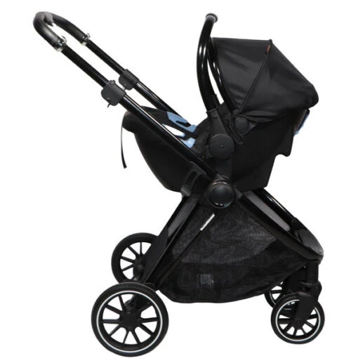 Ding Fenix Black/Black 3-in-1 Combi Kinderwagen Incl. Autostoel -Baby Verkoop